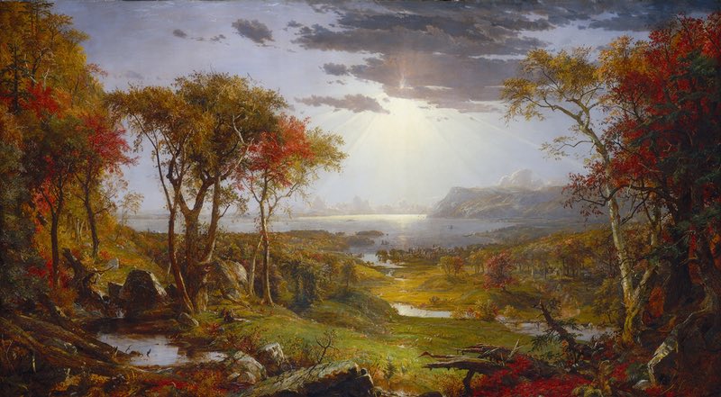Cropsey, Jasper. Autumn on the Hudson River. 1860, National Gallery of Art.