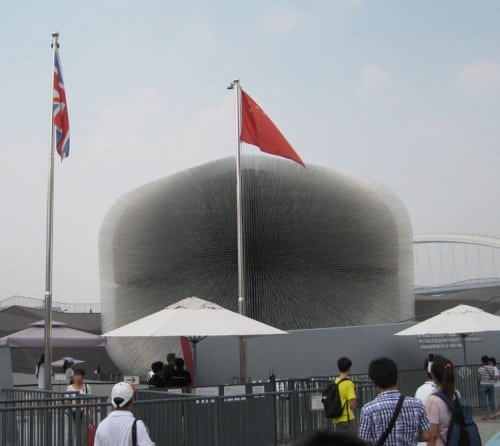 Il padiglione del Regno Unito - Shanghai Expo