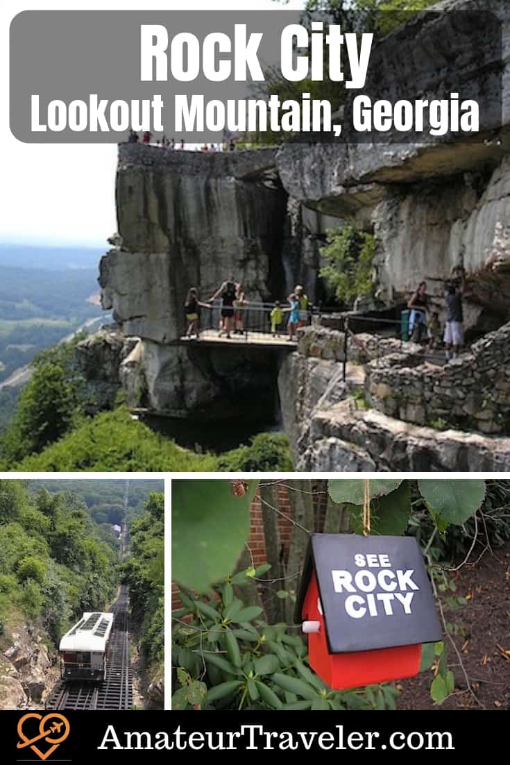 Rock City - Manzara alanı Mountain, Georgia #travel #Georgia #Alabama #Tennessee #Chattanooga