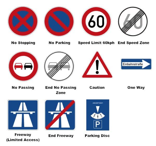 Alman yol işaretleri