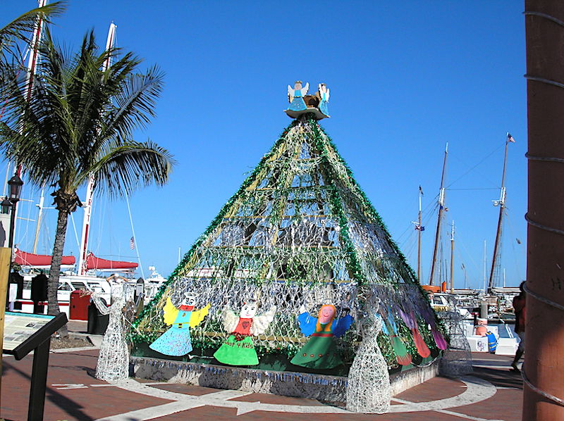 Display festivo a Key West