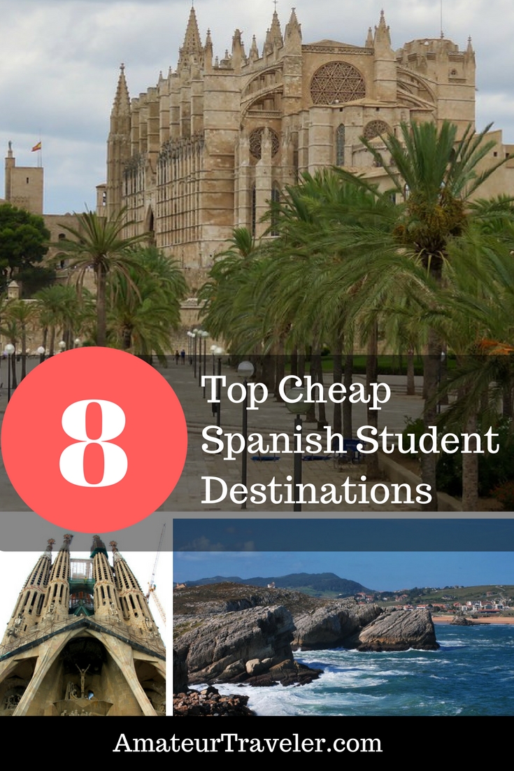 Le 8 migliori destinazioni studentesche spagnole economiche: Barcellona, ​​Madrid, Cantabria, Palma di Maiorca, Marbella, Tenerife, Tamariu Ayamonte