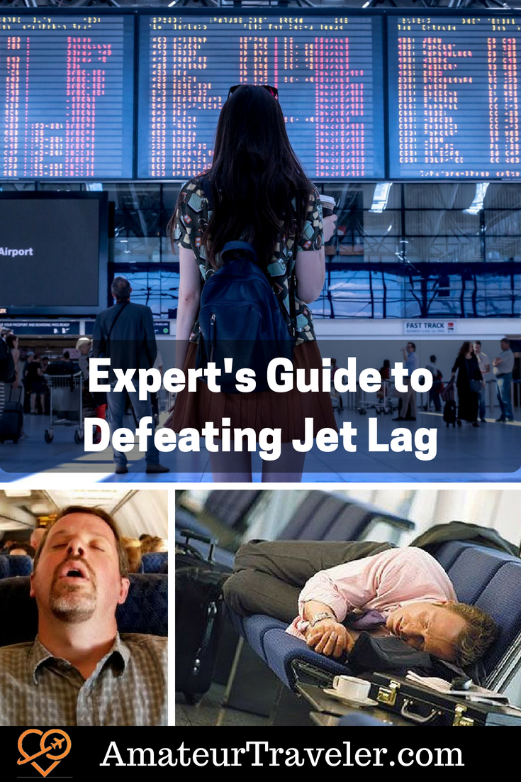 Una guida esperta per sconfiggere Jet Lag #travel #airplane #jetlag
