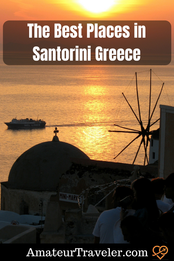 Santorini'nin En İyi Yerleri Yunanistan #travel #greece #santorini #fira #akrotiri #volcano