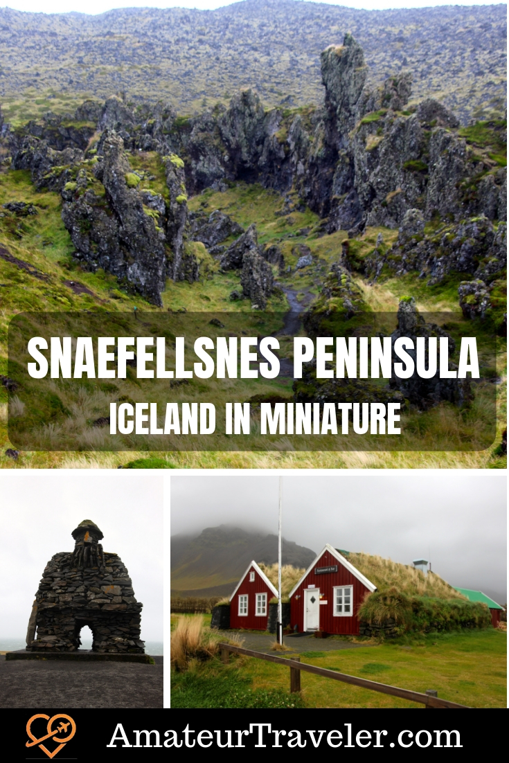 Snaefellsnes Peninsula - Iceland in Miniature #iceland #Snaefellsnes #travel #trip #vacation #destinations #thingstodoin #itinerary #landscape #waterfalls
