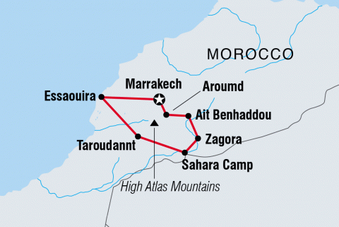 Itinerario di scoperta del sud del Marocco
