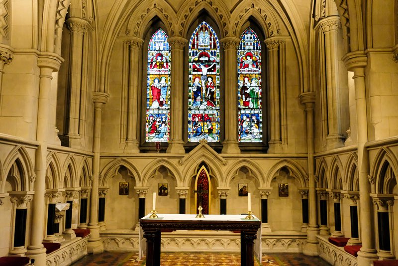 Christ Church Cathedral a Dublino Irlanda Lady Chapel