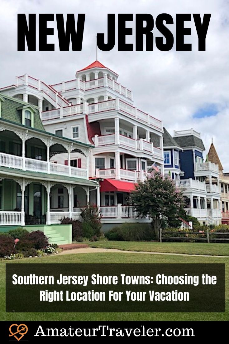 Southern Jersey Shore Towns: scegliere il posto giusto per le vostre vacanze Dove alloggiare sulla riva del New Jersey #travel #trip #vacation #beach # new-jersey # atlantic-city # boardwalk #casino #hotel